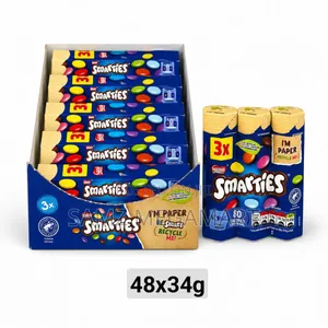 Nestlé Smarties Milk Chocolate Tubes 48x34g