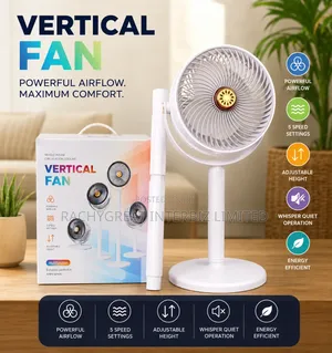 5-Speed Adjustable Vertical Standing Fan for Home, Office Outdoors