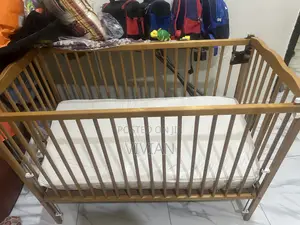 Children’s Wooden Bed and Mattress