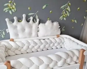 Gorgeous Braided Bumper for Your Baby’s Crib!