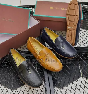 Original Loro Piana Summer Walker Leather Drivers
