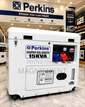Perkins 15 kVA Soundproof Diesel Generator – Reliable Power for Homes