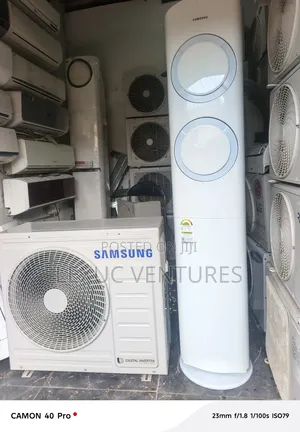 Samsung Digital Inverter Floor Standing AC 3 Tones Clean Korean Stand