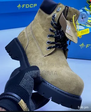 Men's Combat Boots – Heavy-Duty Outdoor Casual Leather Boots