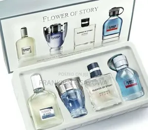Flower of Story Men's 4-in-1 Eau De Toilette Perfume Gift Set – 30ml
