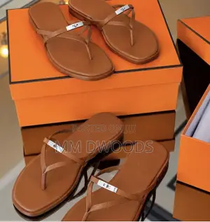 Flat Hermes Slippers