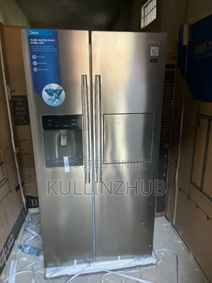 Midea 490 L Side by Side Refrigerator With Dispenser Ice Cube Maker