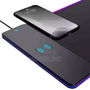 RGB Mousepad 15w Qi Wireless Fast Charging Size: 800 X 300 X 4m
