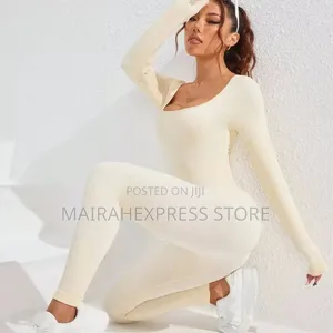 Quality Ladies’ Long-Sleeve Stretch High Back Shaping Jumpsuit