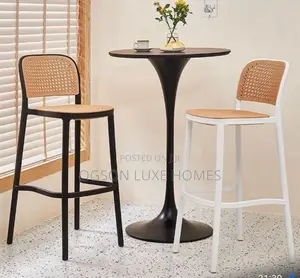 High Bar Table With 2 High Barstools Outdoors