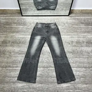 Washed Retro Boot Cut Flare Jeans