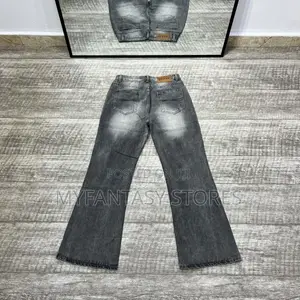 Washed Retro Boot Cut Flare Jeans