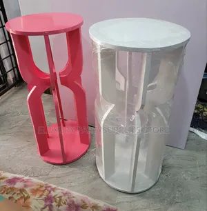 Pink Wooden Plinth