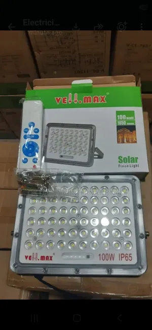 100W Solar Light With Remote Control | IP65 Waterproof Security Light