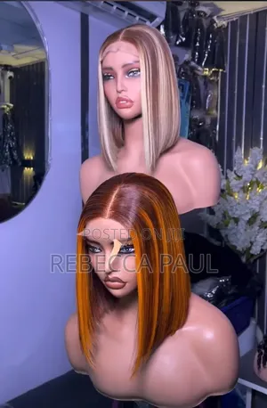 Bonestraight Bob Wig