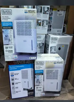 Black + Decker 12L Smart Dehumidifier Ionizer