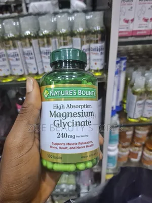 Nature's Bounty High Absorption Magnesium Glycinate 240mg – 180 Caps