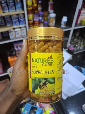 Nature's Cure 100% Royal Jelly – 365 Capsules