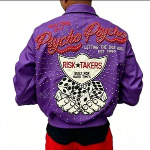 Avirex New York Leather Bomber Jacket Features "