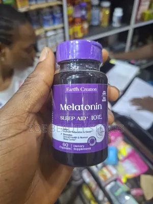 Earth's Creation Melatonin Sleep Aid 10mg – 60 Capsules
