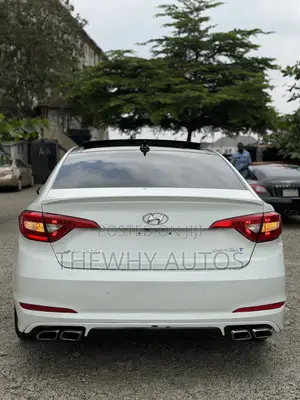 Hyundai Sonata Sport 2.0T 4dr Sedan (2.0L 4cyl Turbo 6A) 2015 White