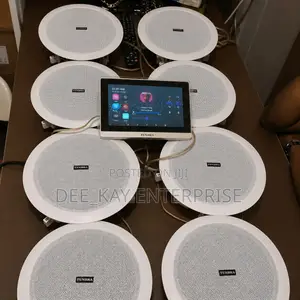 8 PCS of 50watts Bluetooth Ceiling/ Pop Speaker With Smart Amplifier