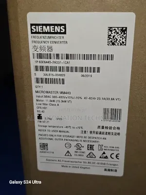6se6440-2ad31-1ca1 | Siemens MICROMASTER 440 Inverter 11KW