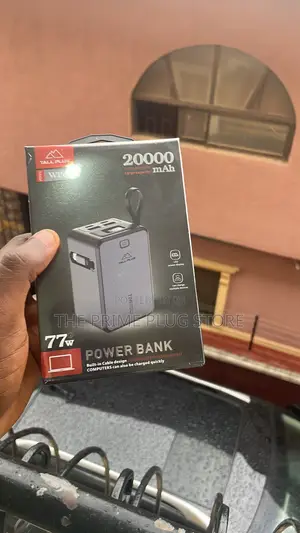TallPlus 20,000mAh 77w Power Bank - Laptop Phone Fast Charger