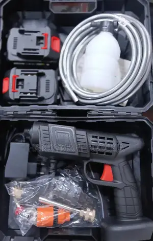 Cordless High-Pressure Spray Water Gun With Double Battery