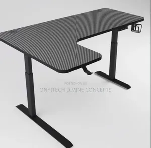 L Shape Gaming Adjustable Table