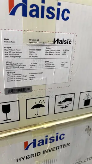 Hasic 12kVA Hybrid Solar Inverter 48V | Pure Sine Wave