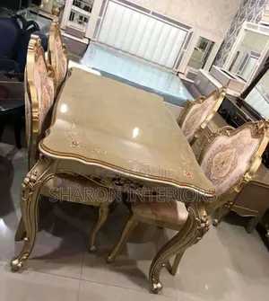 Imported Luxury Gold Dinning by 6