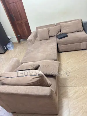 Beige L Shape Sofa