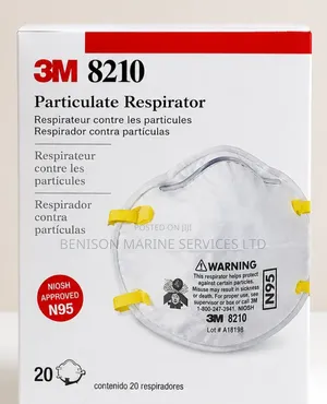 3M 8210 N95 Particulate Respirators/Nose Mask