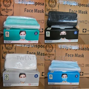 Face Mask (Different Colours) 3 Ply Disposable