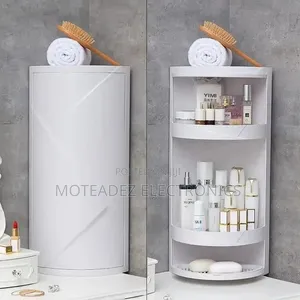 High Quality Multipurpose 360 Rotating Wall Mount Corner Storage Shelf
