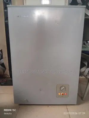 Few Months Used Hisense Chest Freezer Now Available