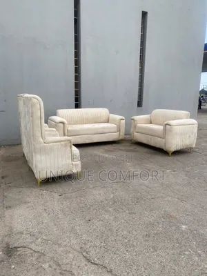Brand New Top Quality 7 Seaters Full Padded Luxury Sofa Set (3,2,1,1)