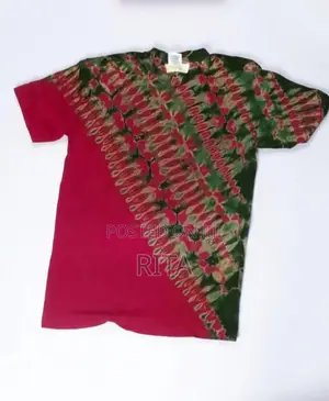 Kampala Adire Fabric(Round Neck Design)