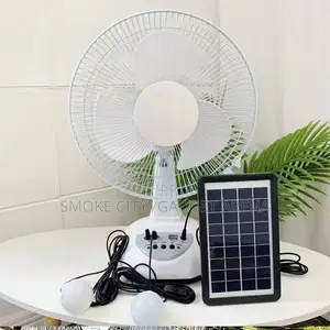 12 Inch Solar Fan With Solar Panel and Bulb