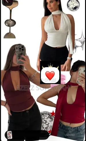 Basic Tops, Halter Neck Crop Tops