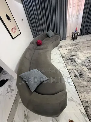 Curved Cozy 6 Seater Sofa for Living Room