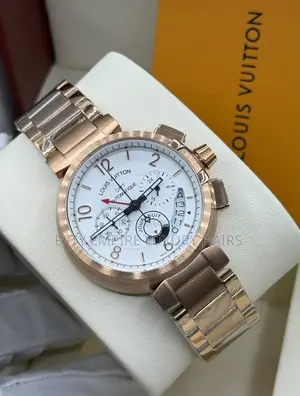 Louis Vuitton Quality Luxury Men Stainless Steel Wristwatch