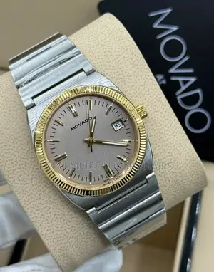 Movado Quality Luxury Men Stainless Steel Wristwatch