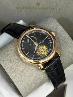 Vacheron Constantin Quality Luxury Men Genuine Leather Wristwatch