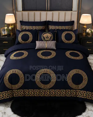 Luxury 6x7 King Size Bedspread Set | 5 Pillow Set