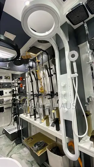 White Rainfall Physical Shower