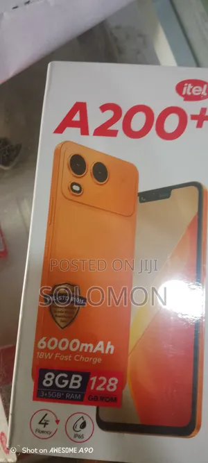 New Itel A200+ 128 GB Yellow