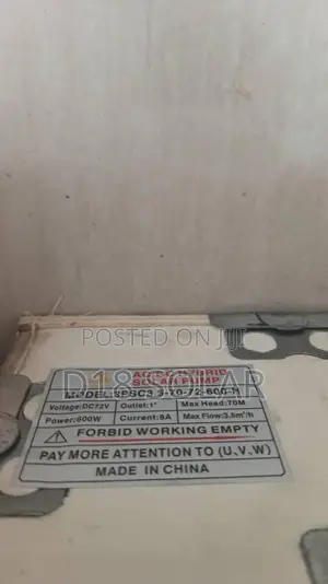 1hp Golden House Solar Pump AC Dc