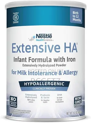 Extensive HA Hypoallergenic Infant Formula With Iron, DHA Probiotics